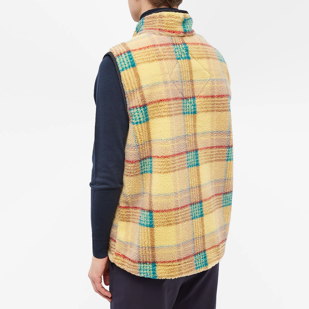 Canada Goose Men's & NBA Collection with UNION Legion Fleece Vest Legacy Tartan Gold